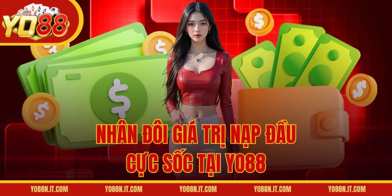 Nhân đôi giá trị nạp đầu cực sốc tại Yo88
